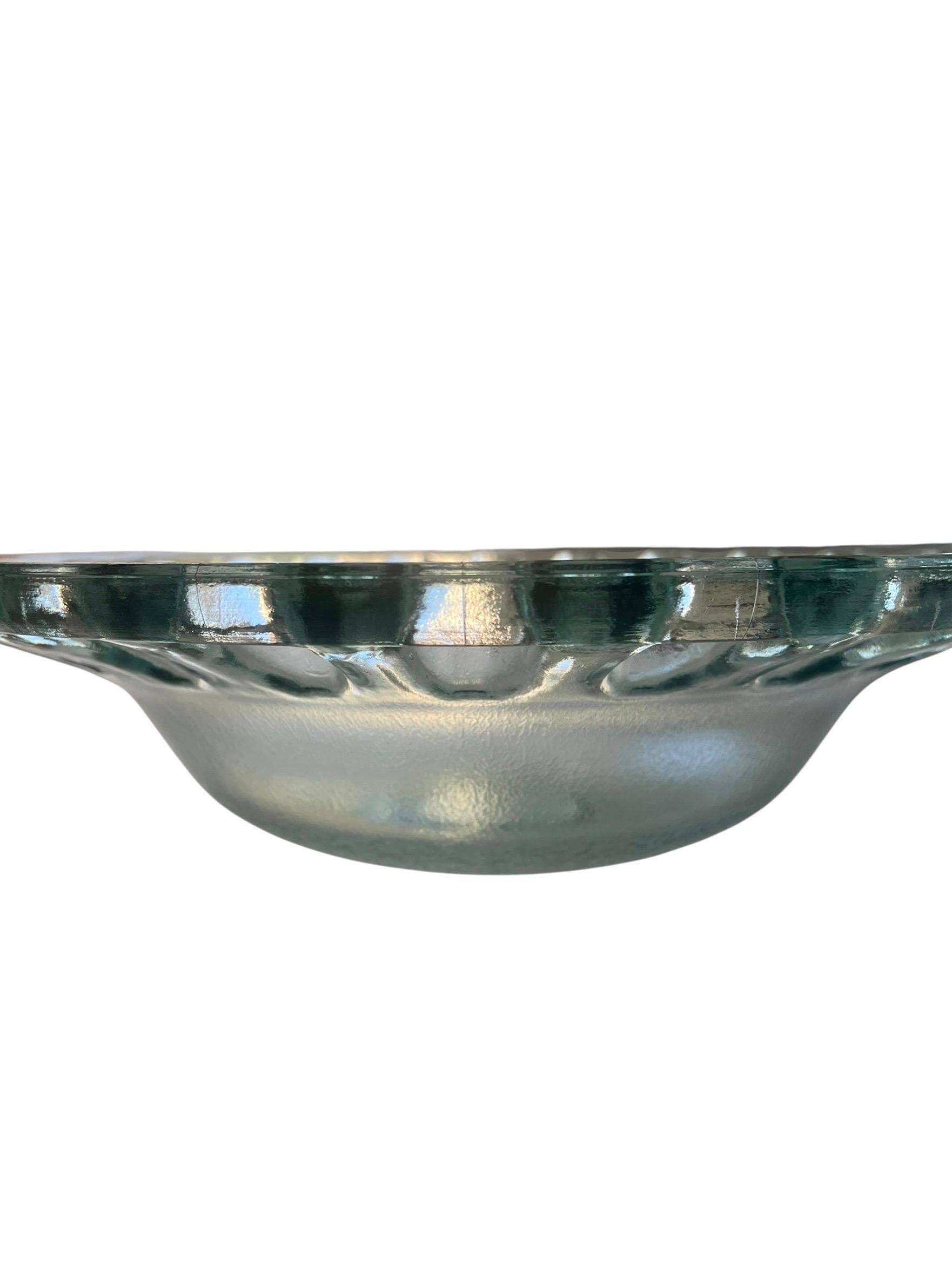 Große durchbrochene Glasschale – Obstschale oder Tafelaufsatz – Art déco – Frankreich im Angebot 6