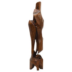 Large Organic Abstract Modern Wood Sculpture