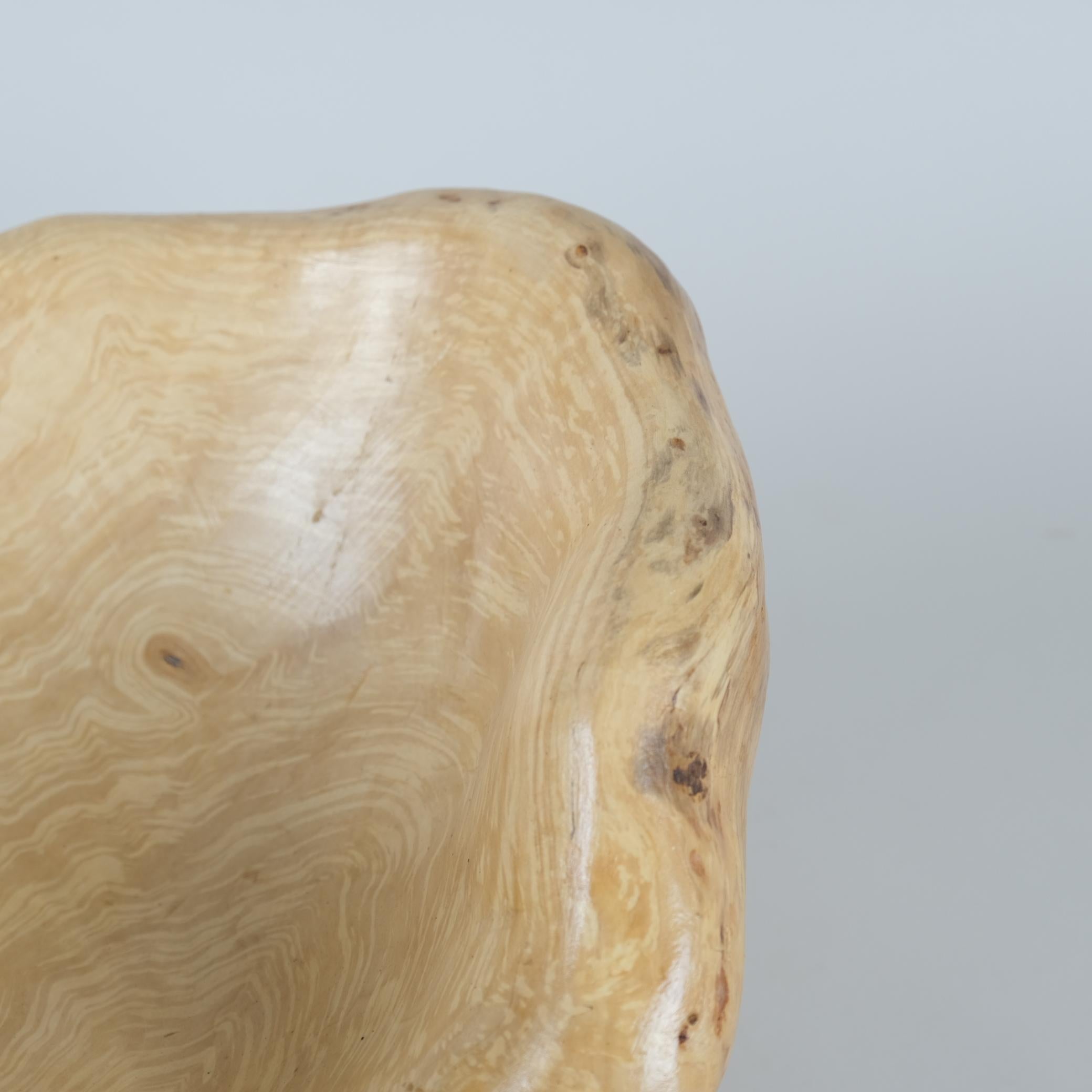 Cuenco grande de nudo orgánico de Tauno Kiukas, Finlandia 2013 en venta 1