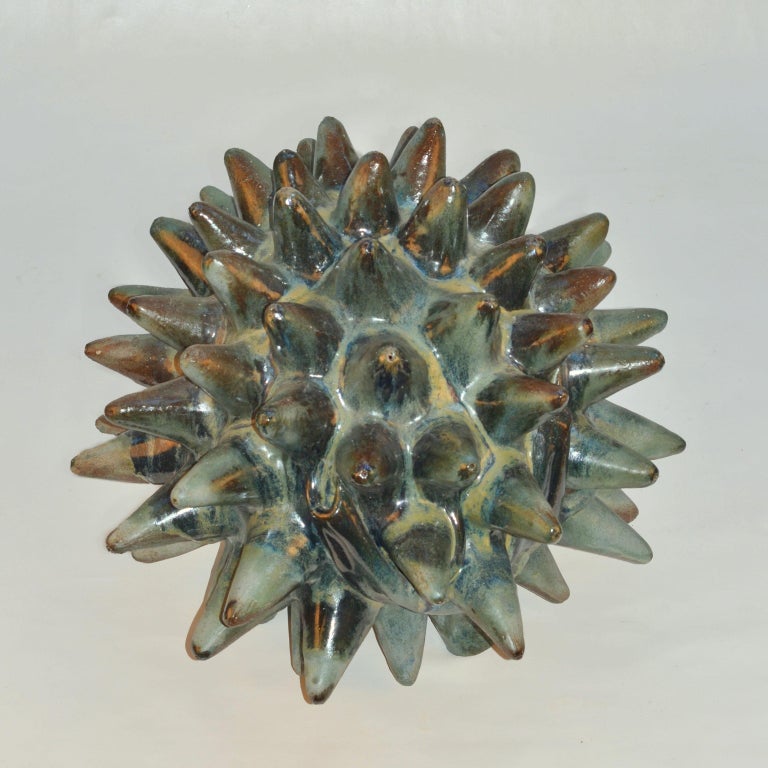 Large Organic Ceramic Floor Sculpture by Fernando Marquina For Sale at