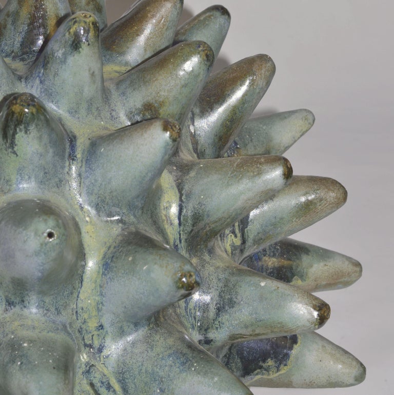 Large Organic Ceramic Floor Sculpture by Fernando Marquina For Sale at