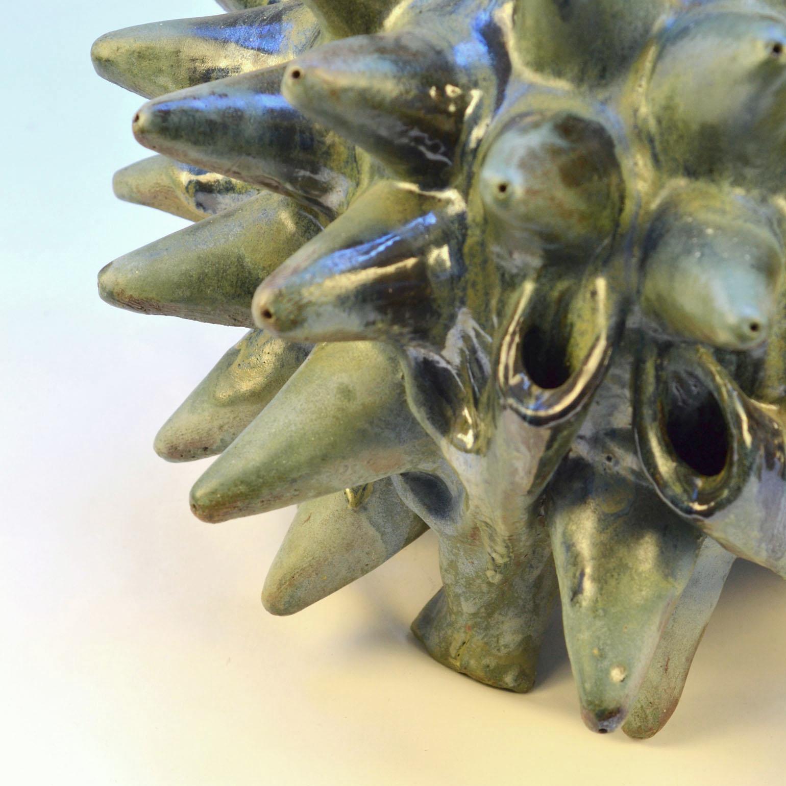 Escultura de cerámica orgánica grande para el suelo de Fernando Marquina Grande en venta 5