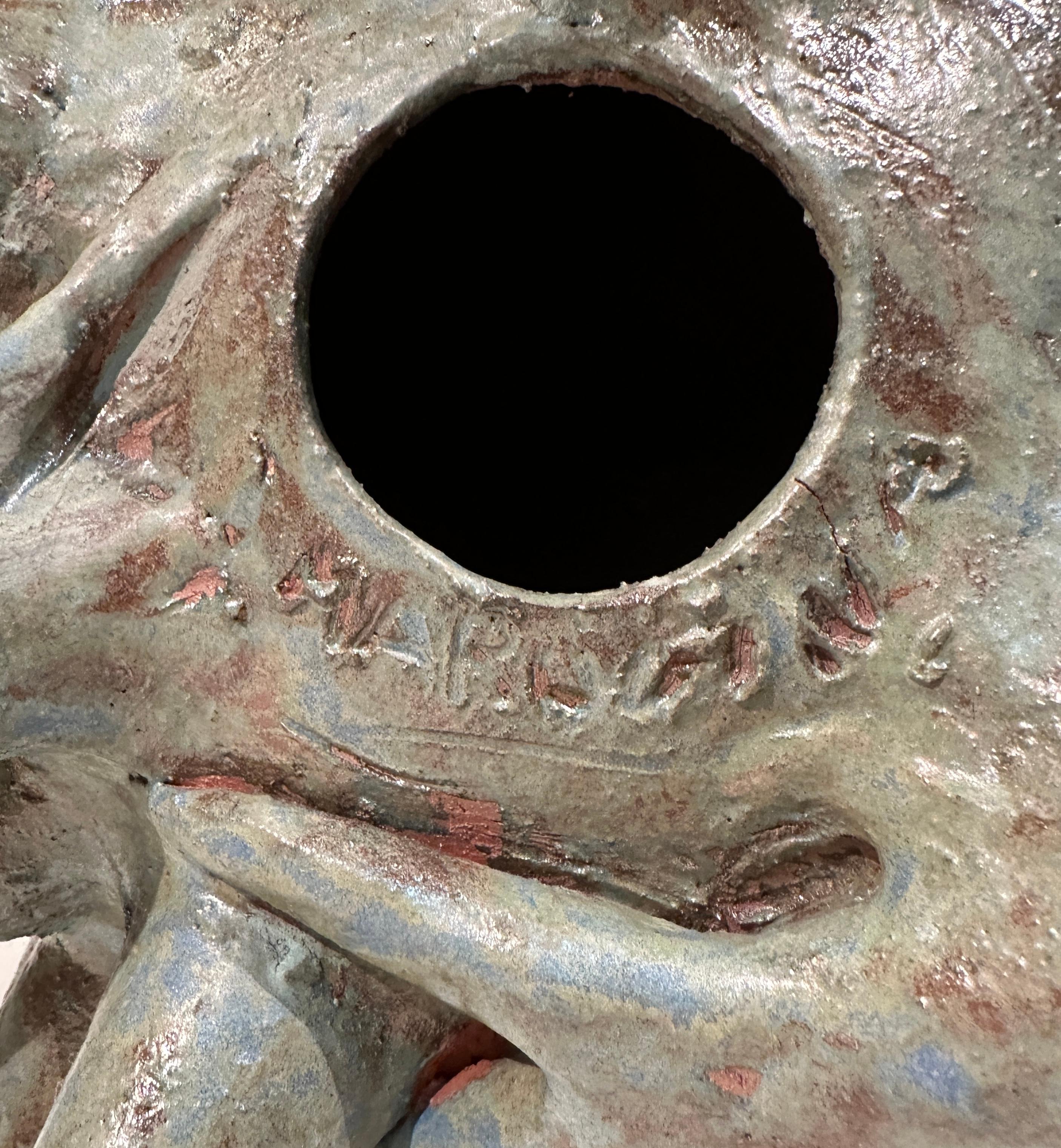 Escultura de cerámica orgánica grande para el suelo de Fernando Marquina Grande en venta 9