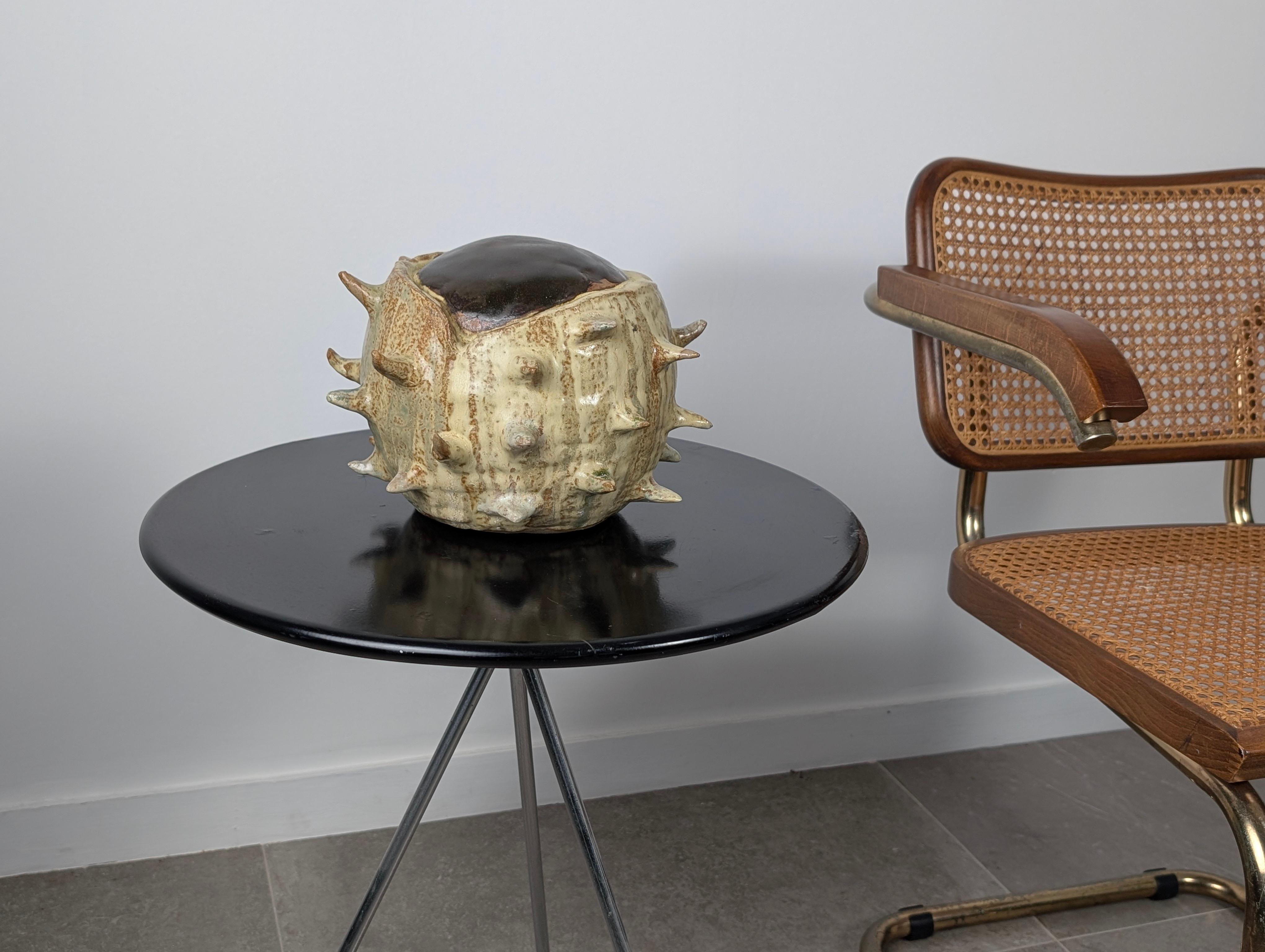 Grande scultura organica in gres smaltato del 20° secolo In condizioni buone in vendita a Benalmadena, ES