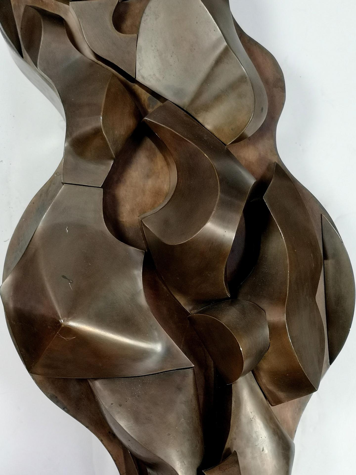 Late 20th Century Large Organic Modern Brutalist Copper Sculpture by Kozsuharov Ognjan