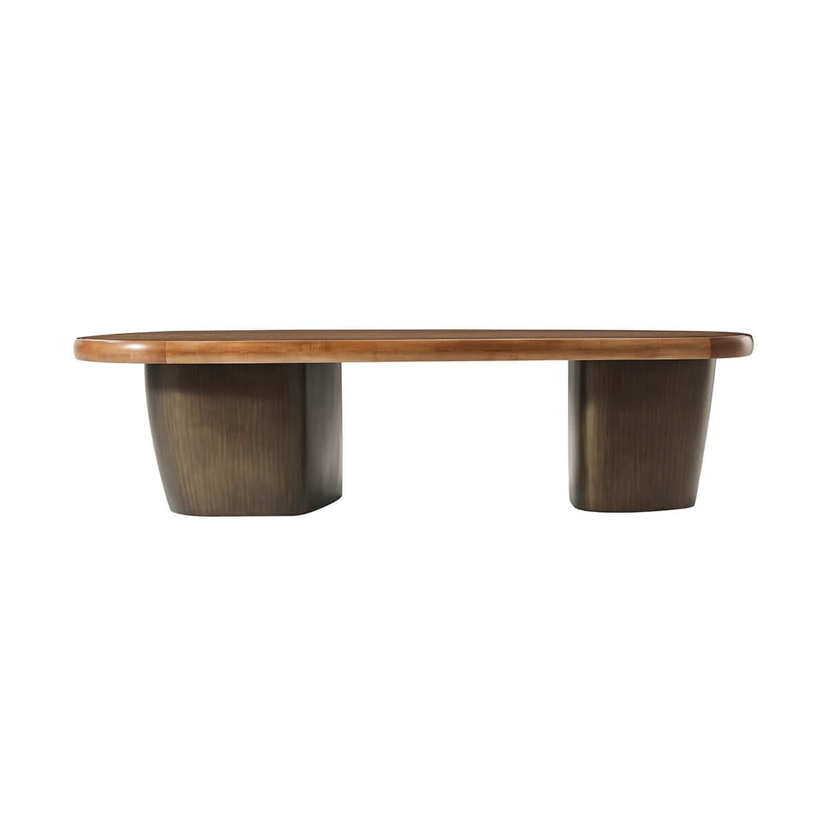 Contemporary Large Organic Modern Cocktail Table For Sale