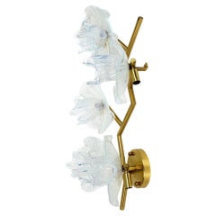 Large Organic Modern Murano Floral Wall/Ceiling Light