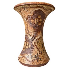 Large Organic Stoneware Art Vase by Stiil Denmark, 1970s