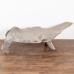 Large Organic Teak Root Bench, circa 1940-60