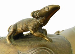 Large Oriental Incense Burner Bronze Censor, 19th Century