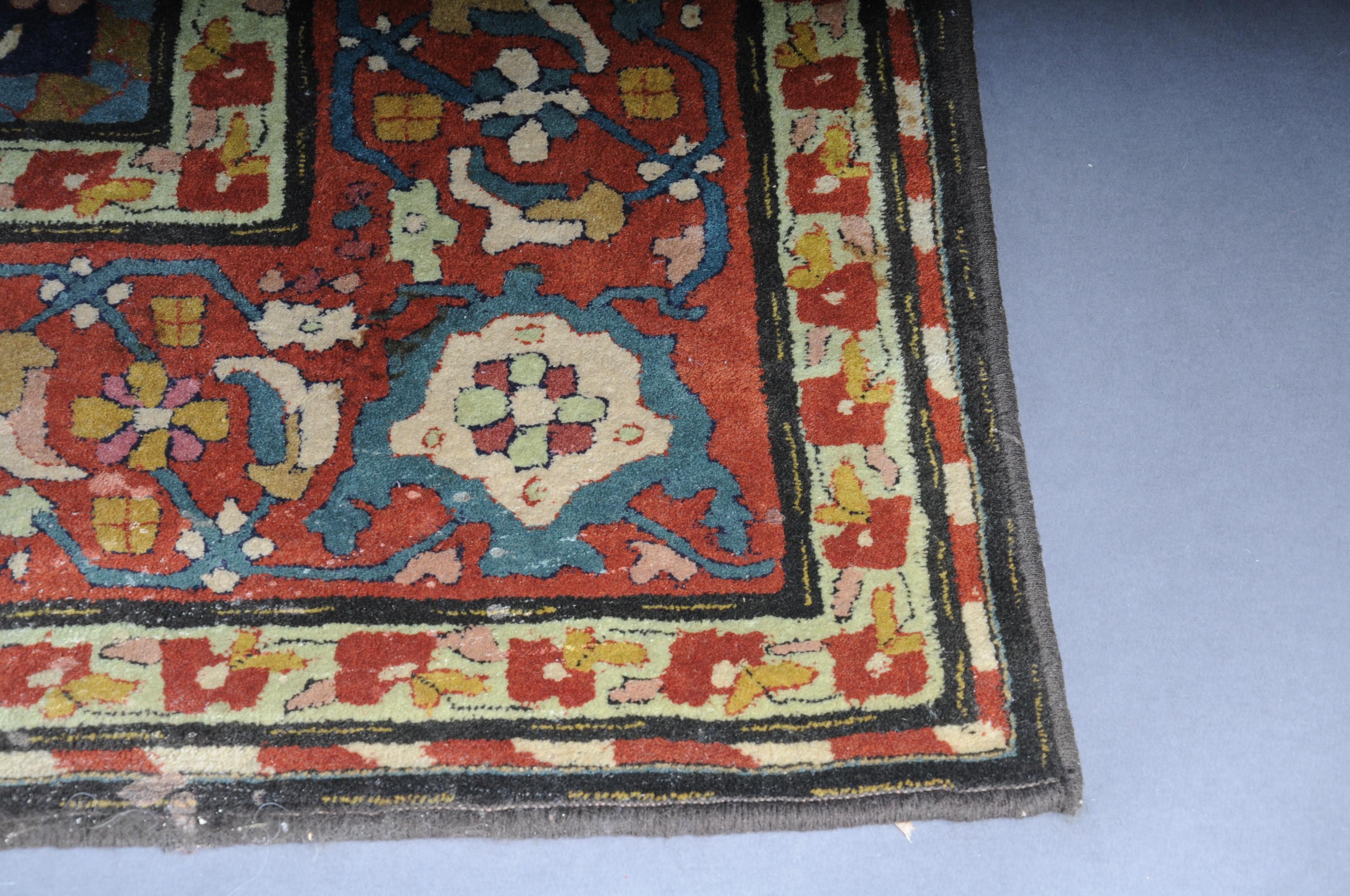 20th Century Large Oriental Tefzet Carpet, circa 1920 For Sale