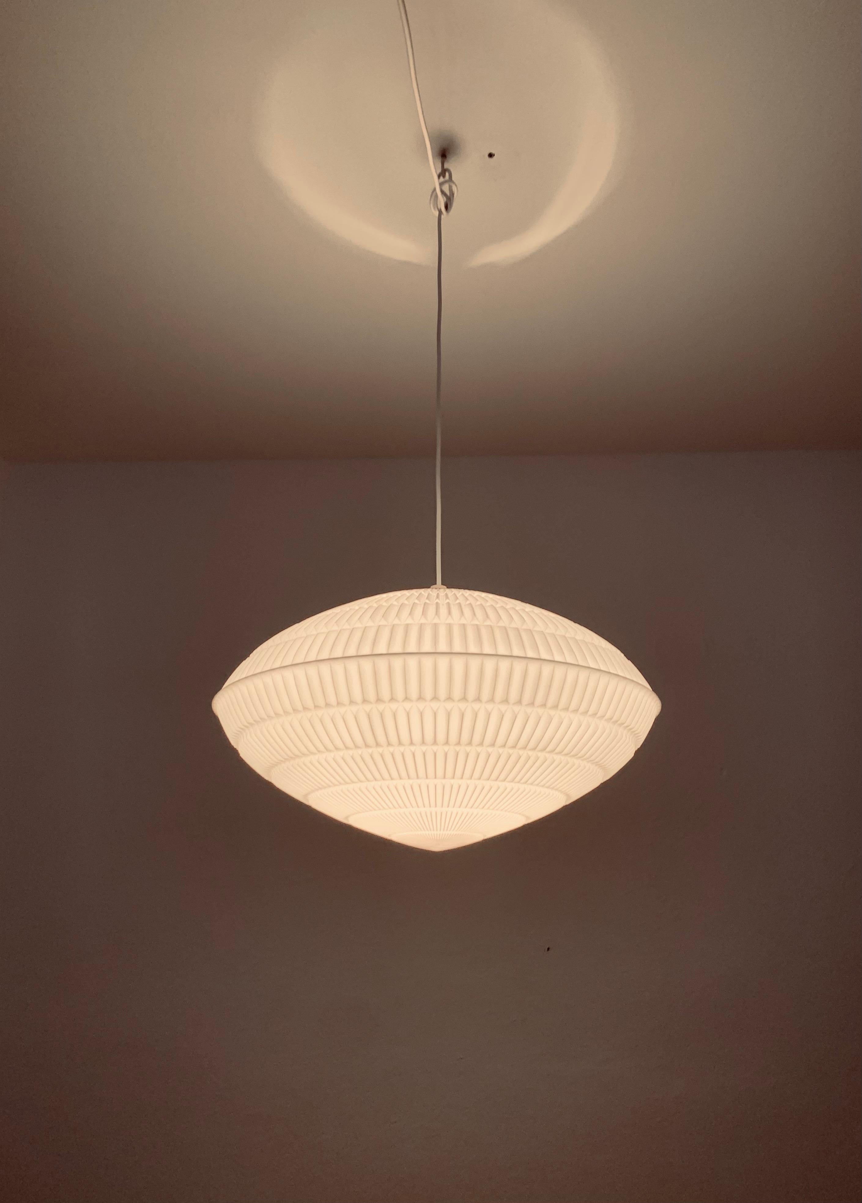 Large Origami Pendant Lamp by Aloys Gangkofner for Erco For Sale 4