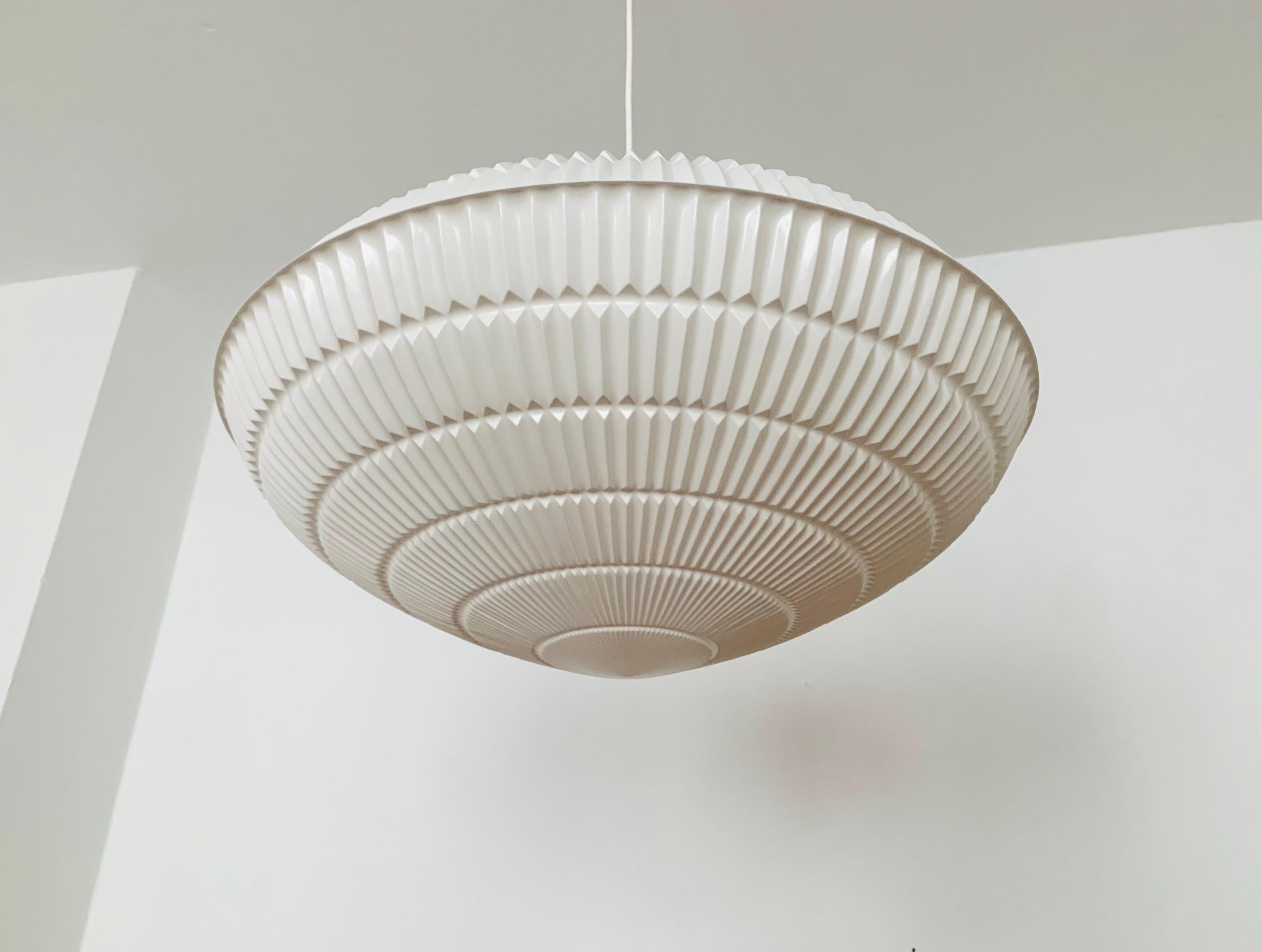 Mid-20th Century Large Origami Pendant Lamp by Aloys Gangkofner for Erco For Sale