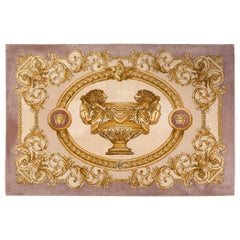 Large Original 1980s Wool Carpet Made by Versace Atelier, Italy