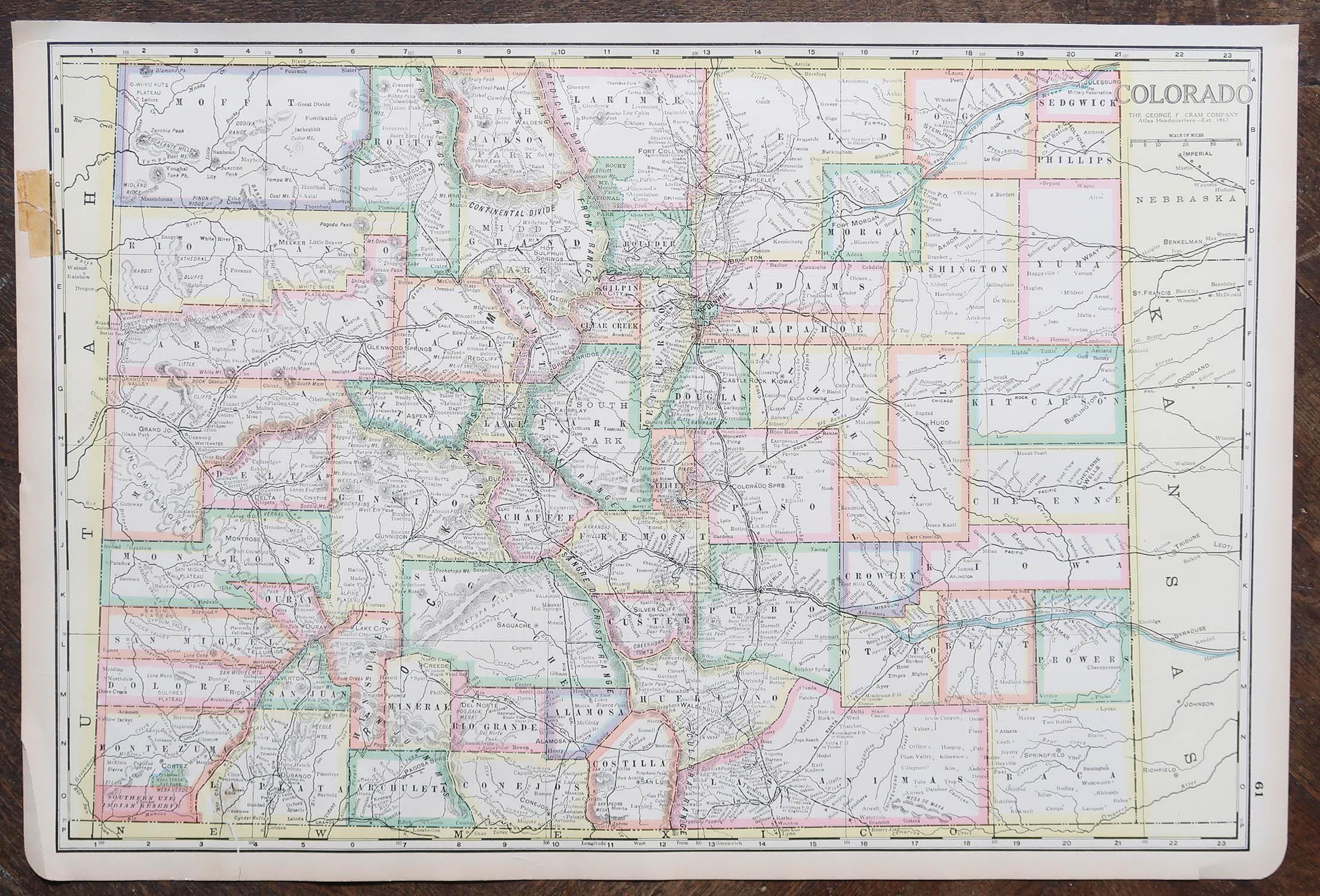 colorado in usa map