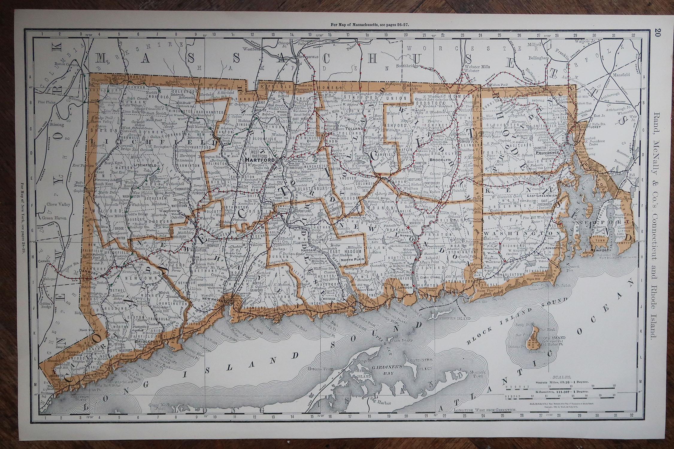 large map of connecticut