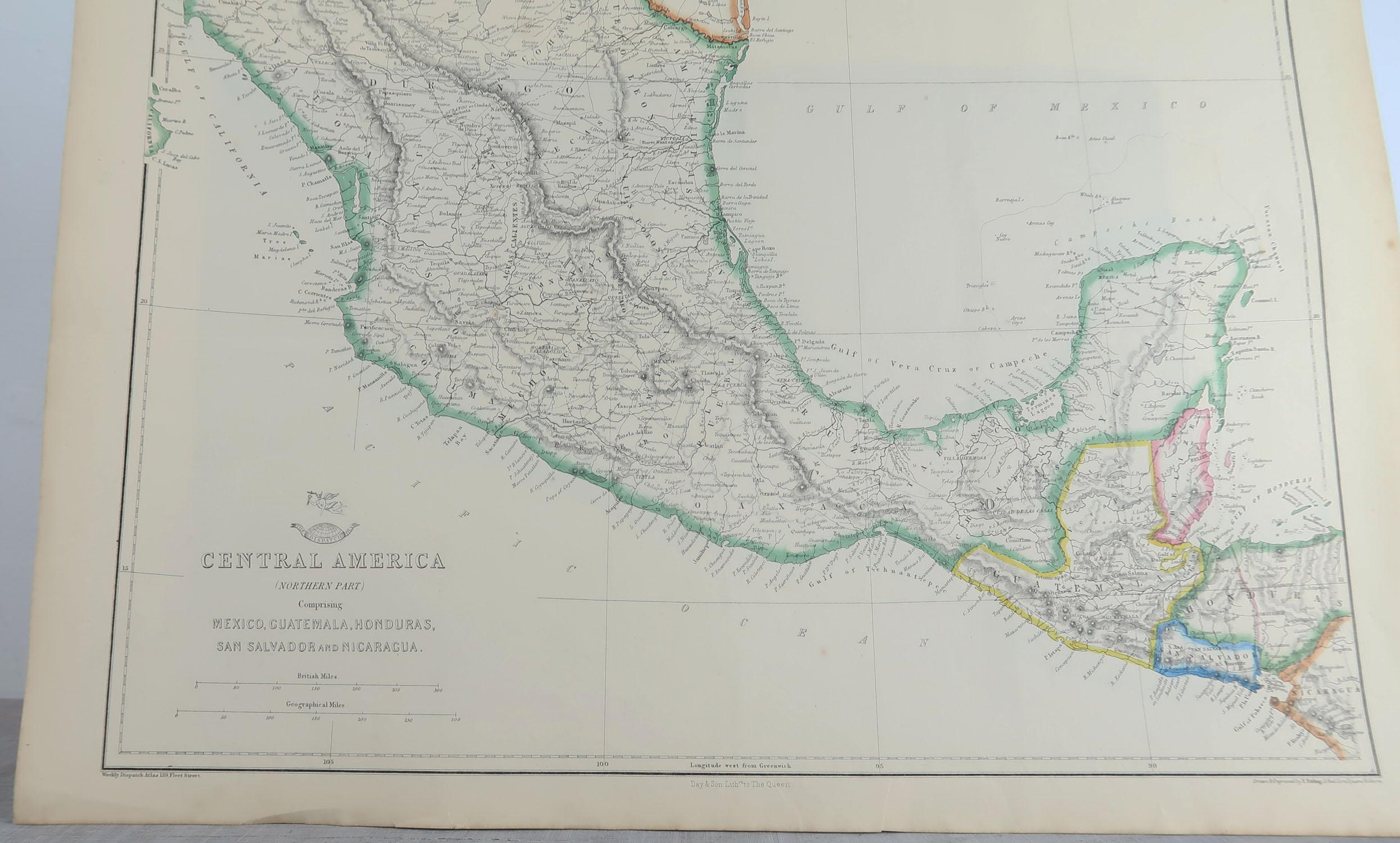 original mexico map