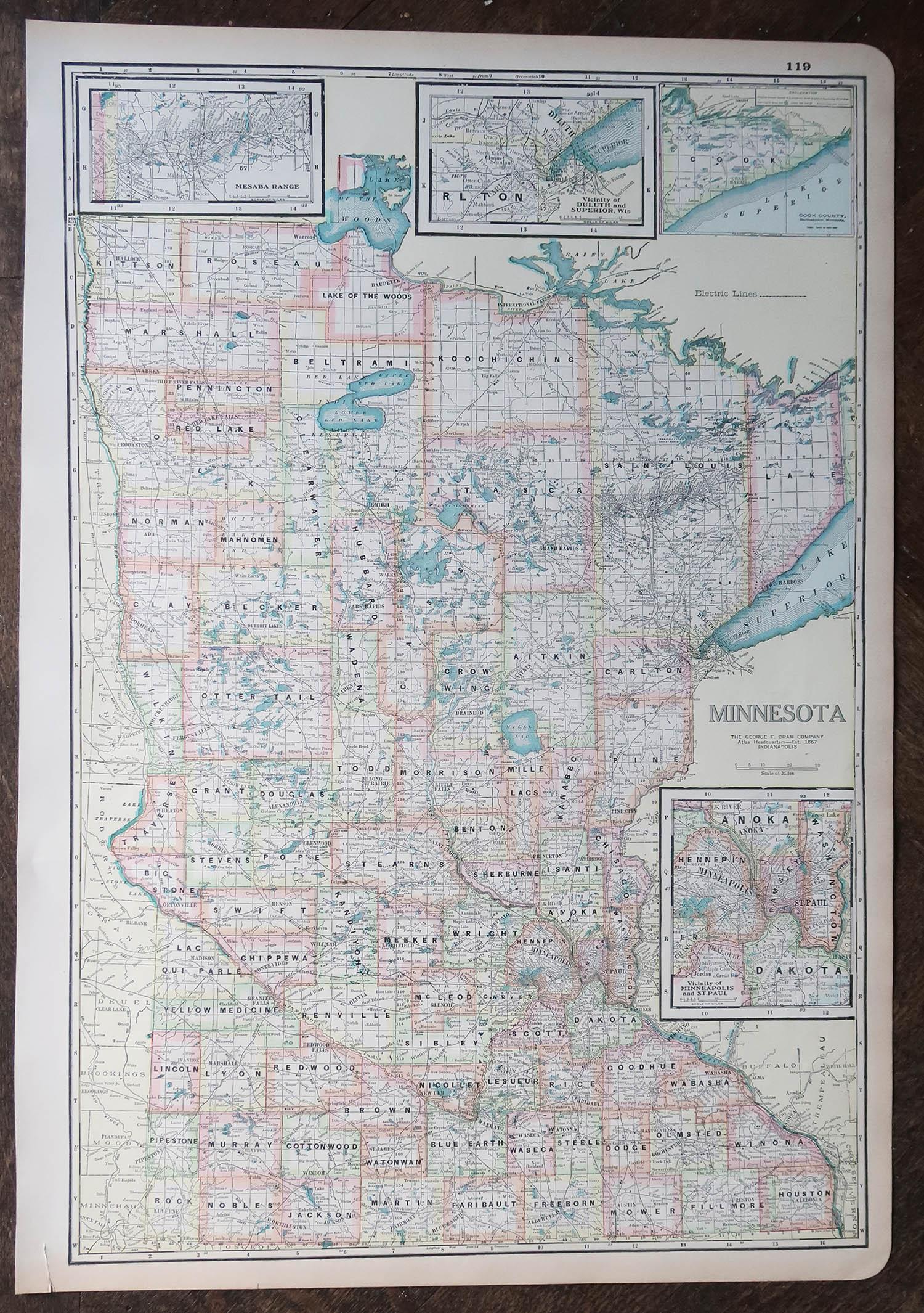 large map of minnesota