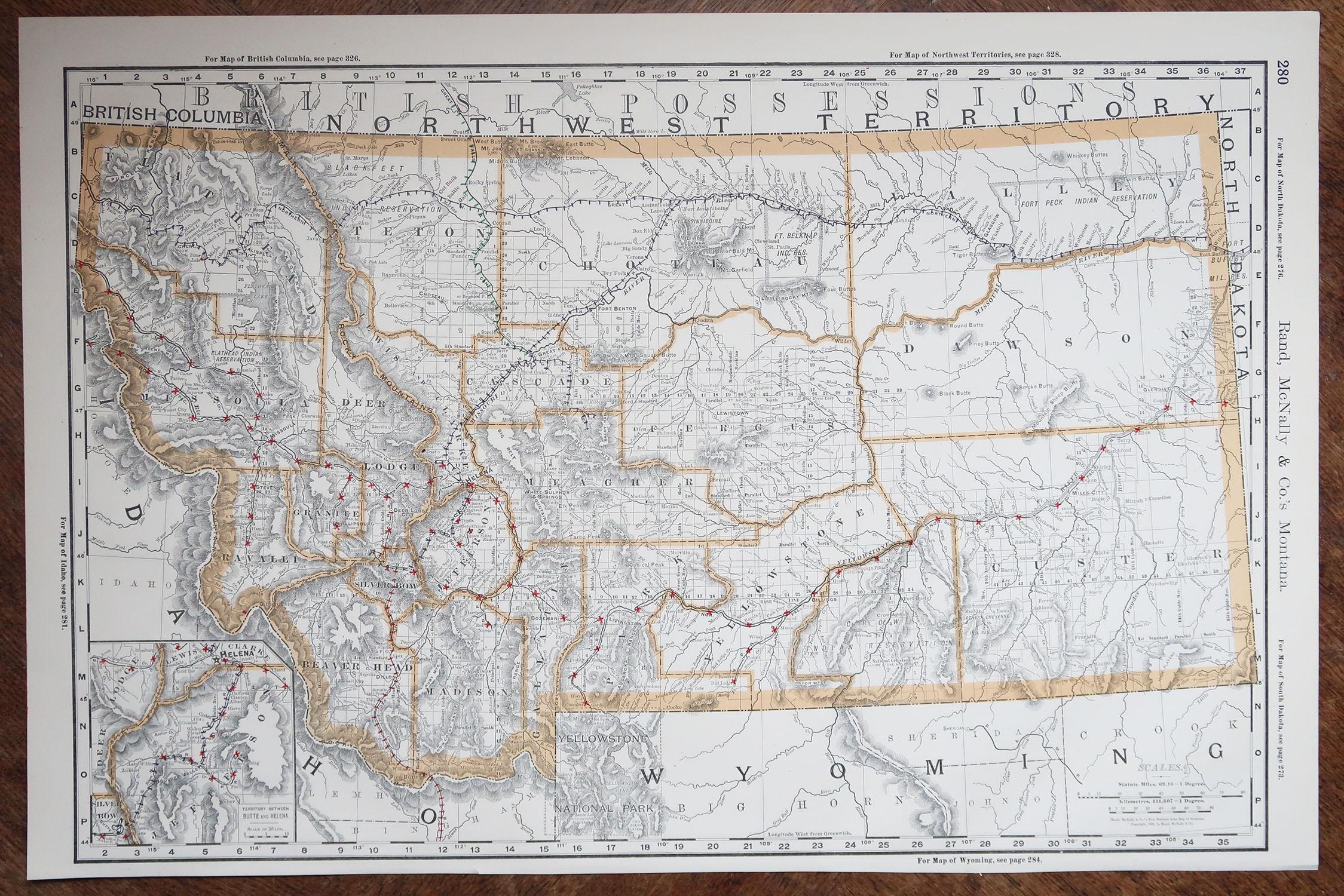 large montana map