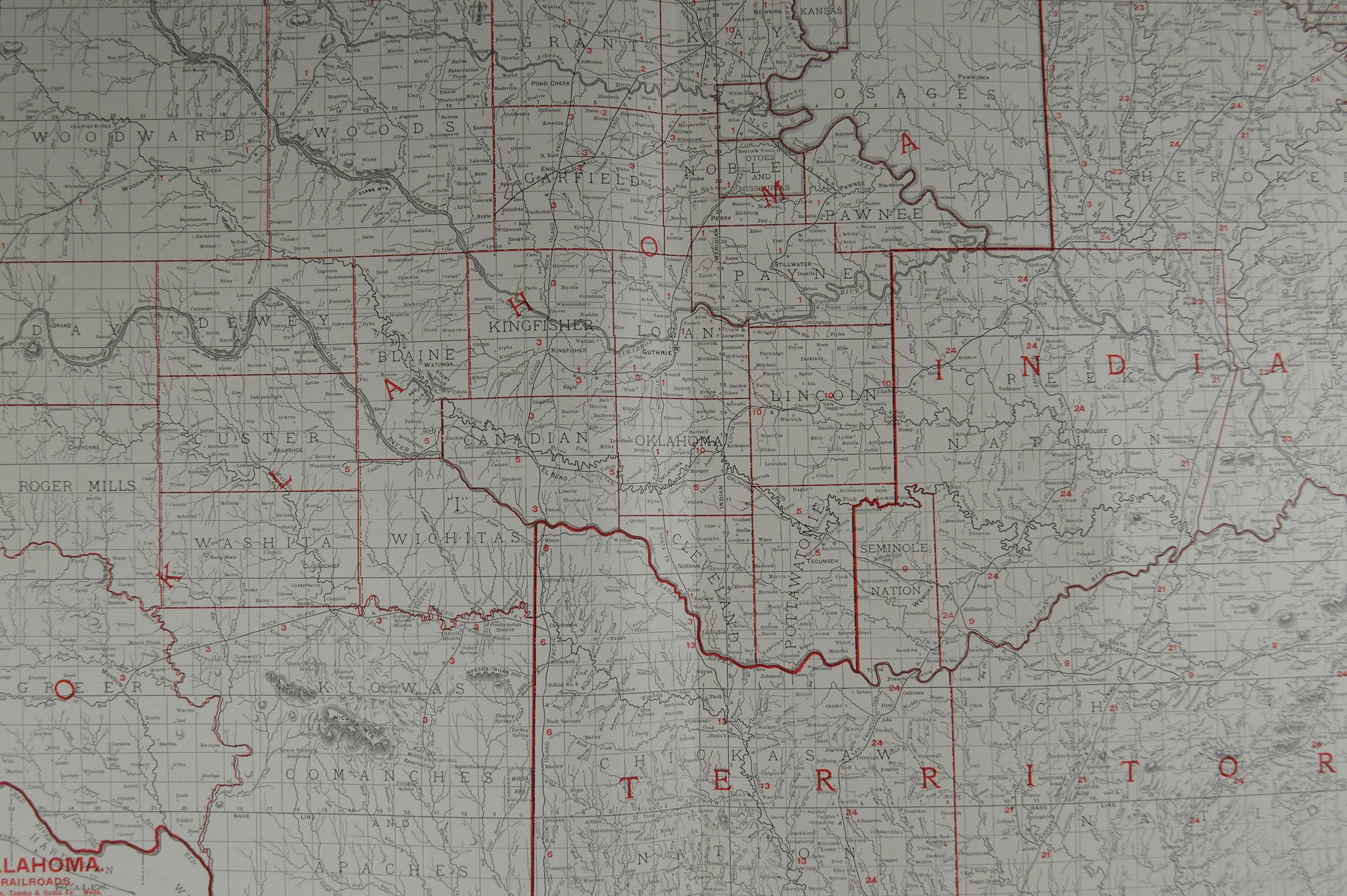 large map of oklahoma