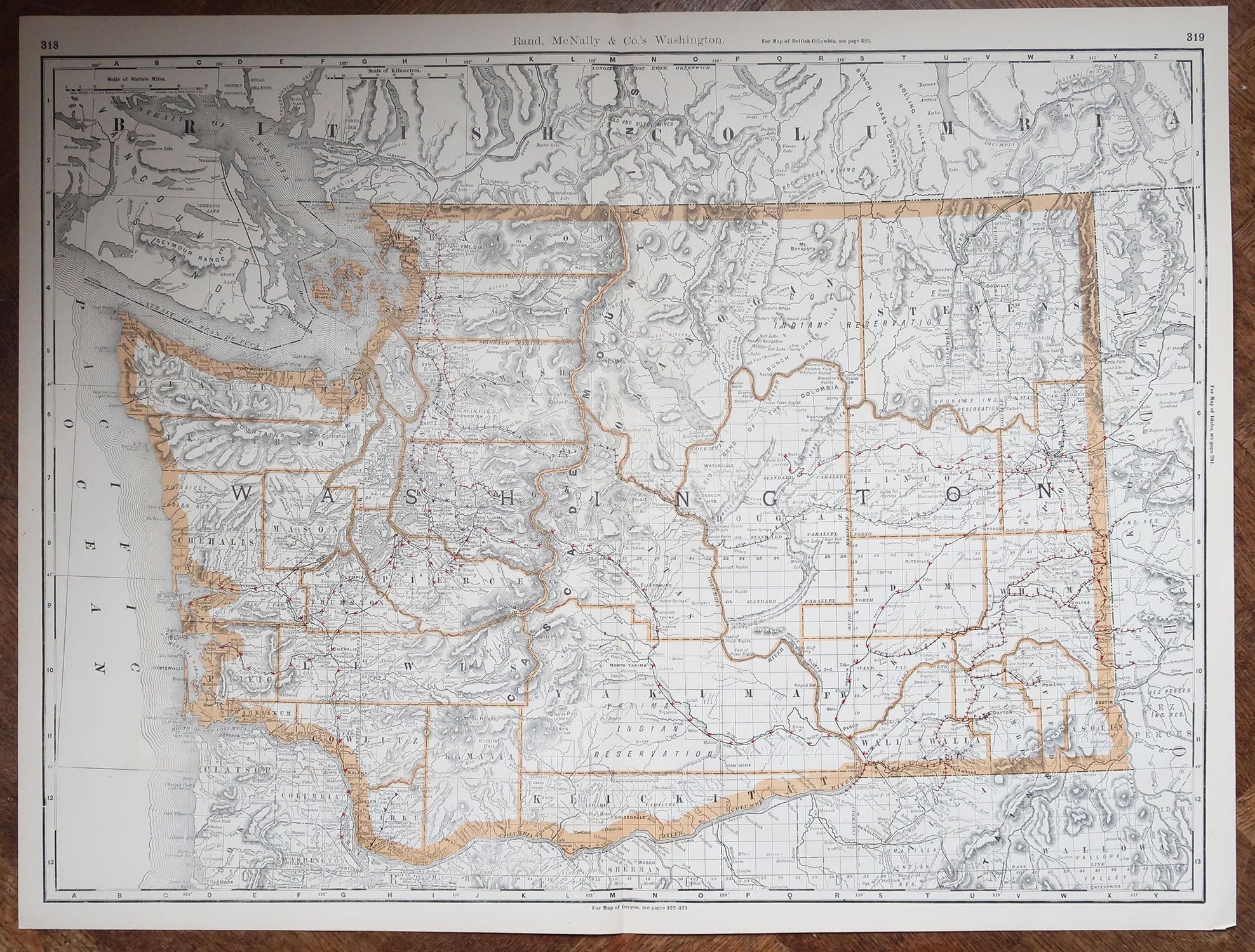 large map of washington state