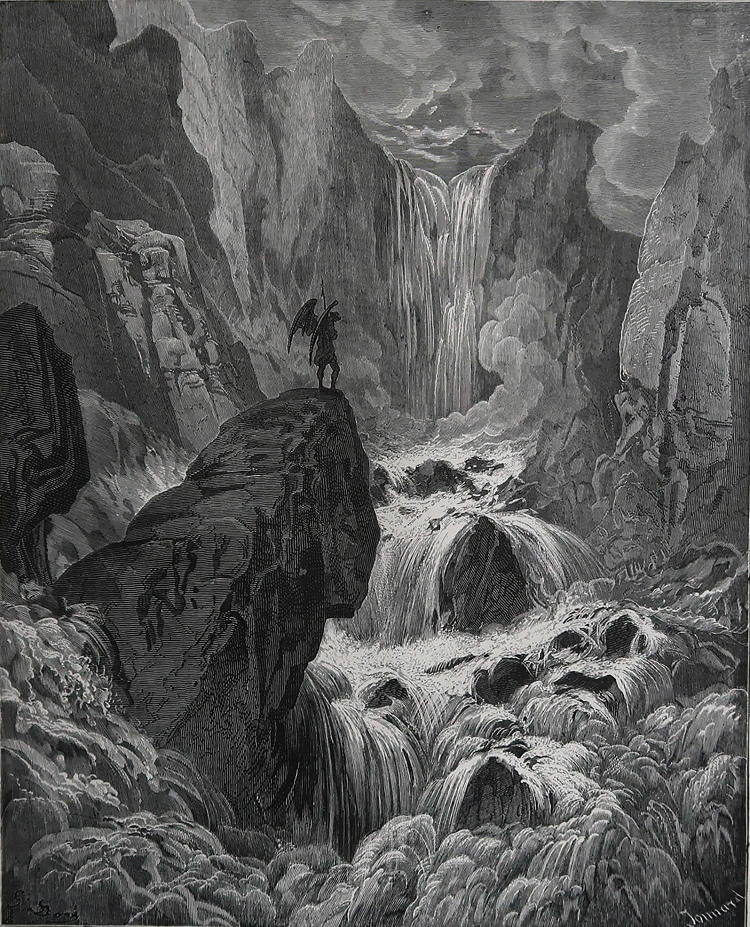Sensational image by Gustave Doré

Originally an illustration for JohnMilton's 