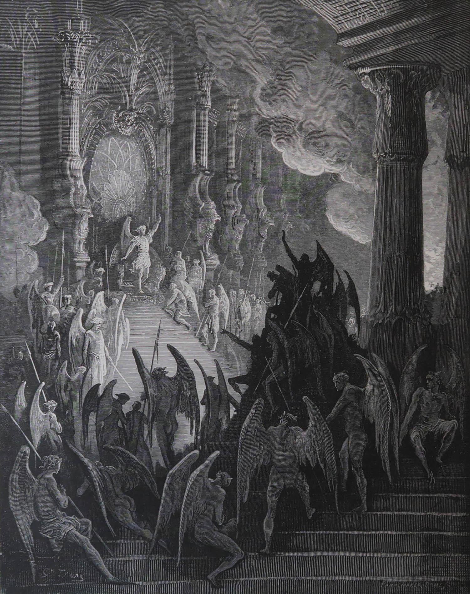 Immagine sensazionale di Gustave Doré

Incisione xilografica

Pubblicato nel 1880. 

Senza cornice.

Spedizione gratuita



