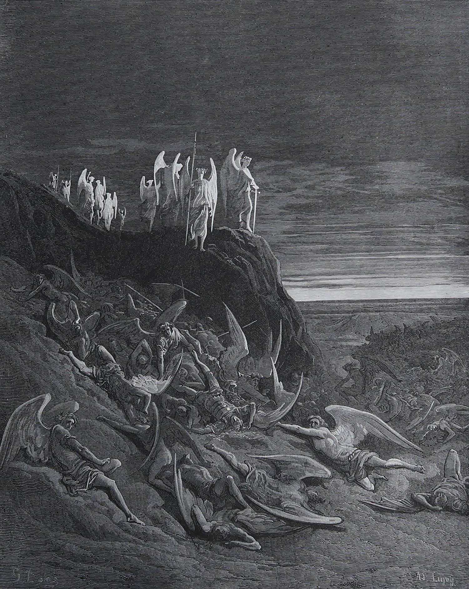 Sensational image by Gustave Doré

Woodcut engraving

Published C.1880 

Unframed.

Free shipping



