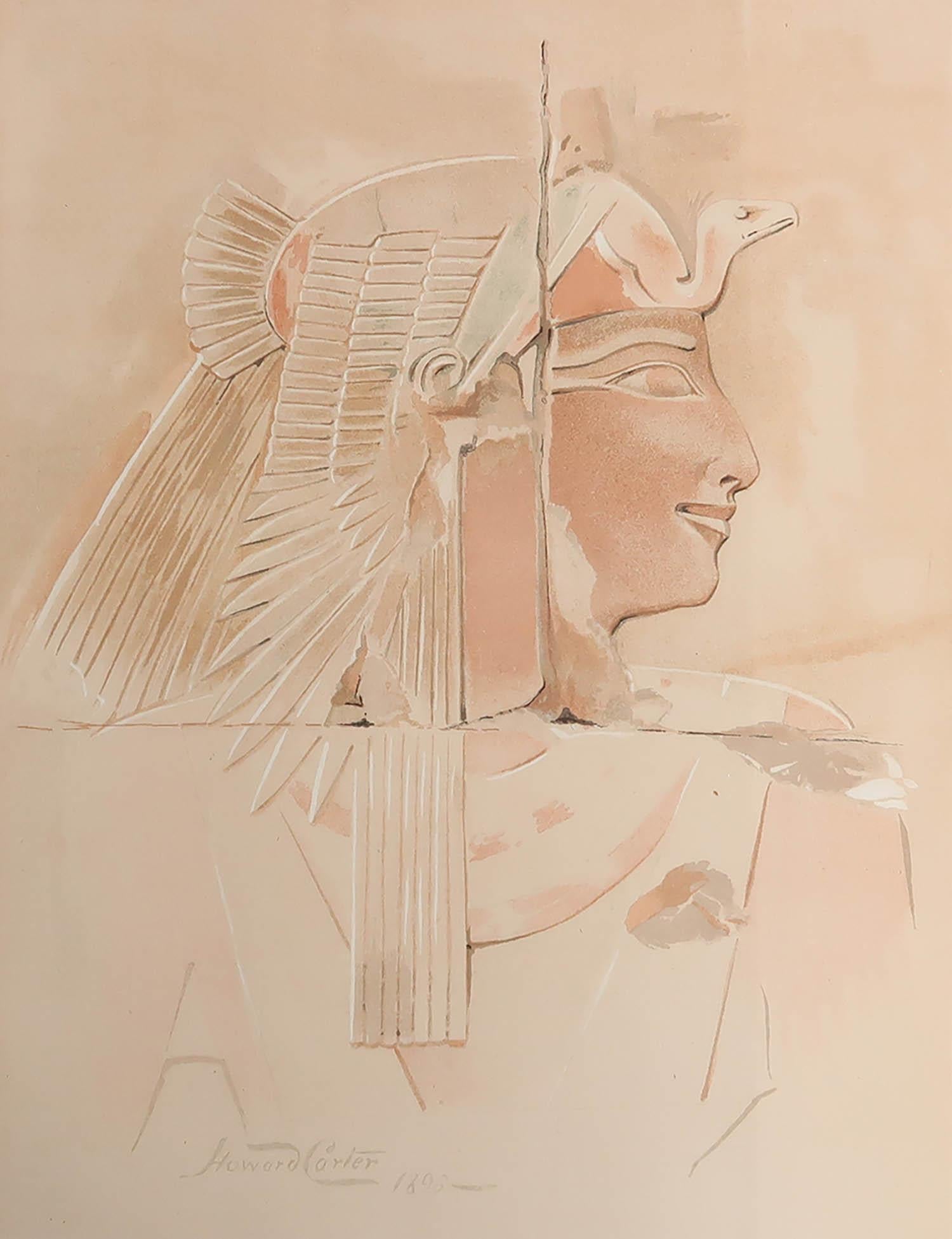 Wonderful print of ancient Egyptian wall decoration

After Howard Carter

Dated 1896

Lithograph

Unframed.






   