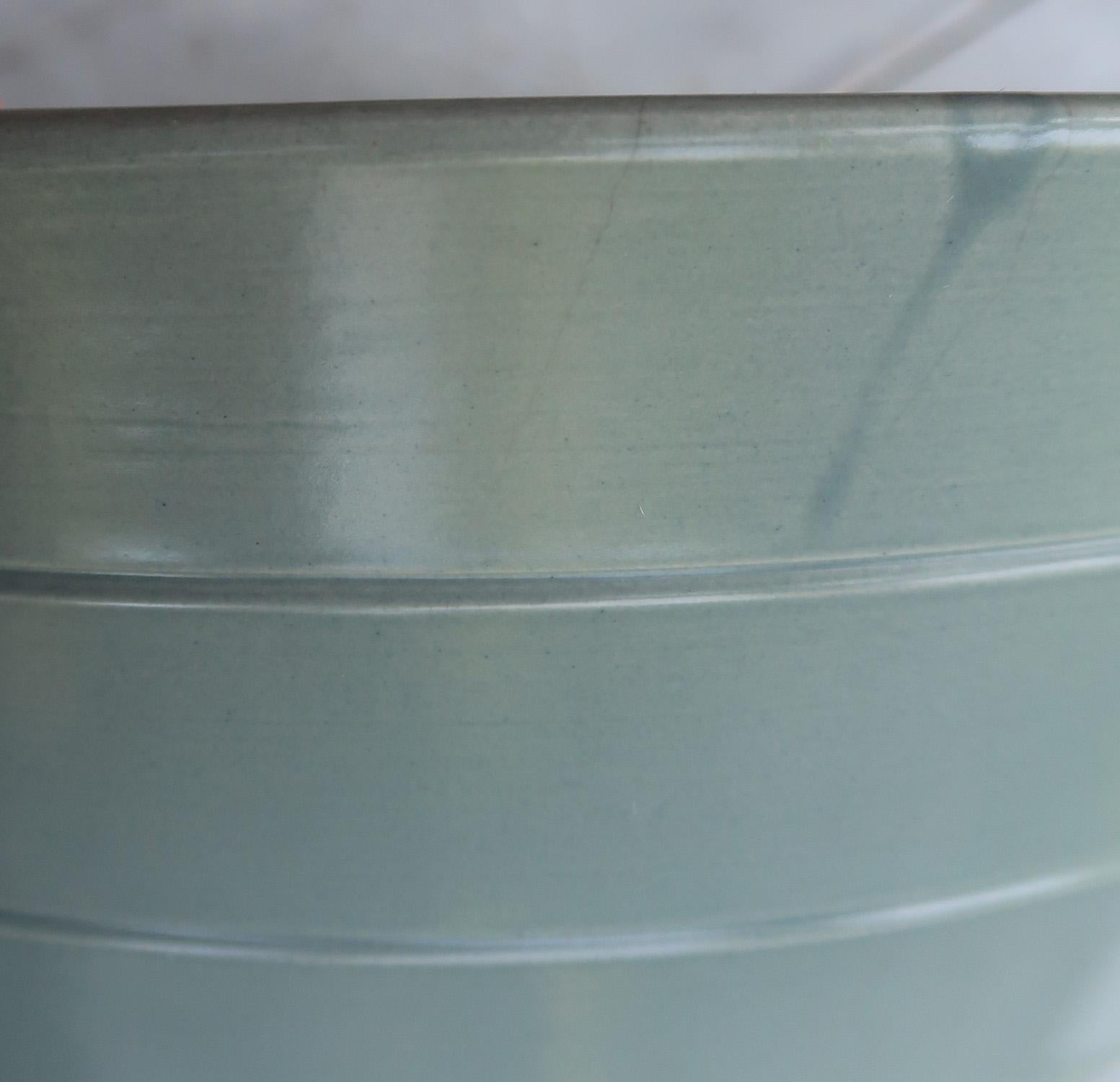 Large Original Art Deco Ceramic Vase by Keith Murray, C.1930 In Good Condition For Sale In St Annes, Lancashire