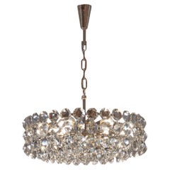 Großer Original Bakalowits-Kristallkronleuchter, Mid-Century Modern, 1960