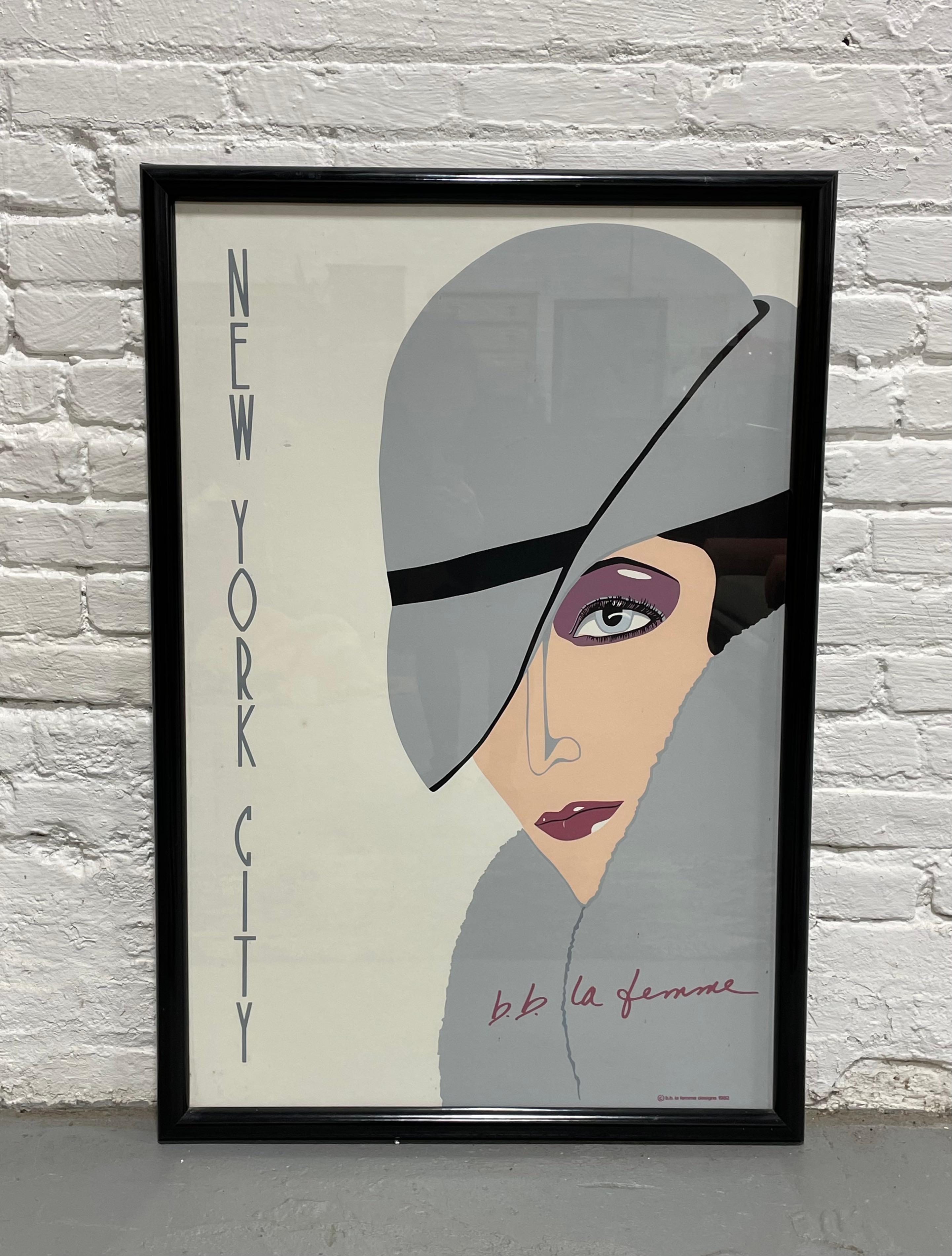 Serigrafia originale BB La Femme 