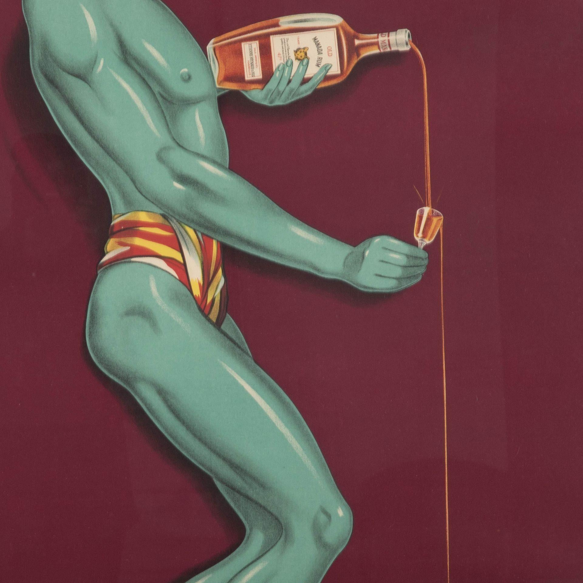 French Large Original Early 20th Century Advertising Poster