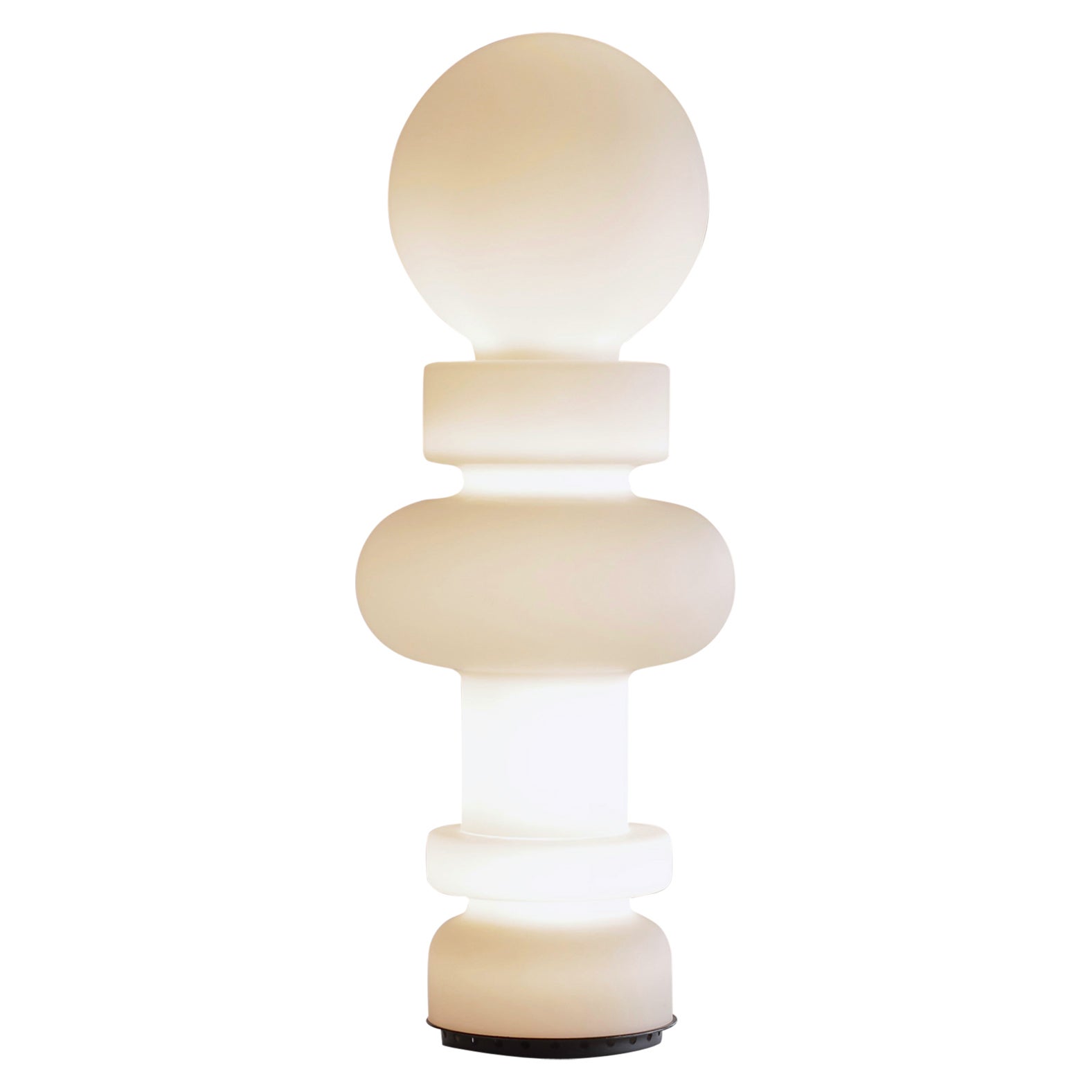 Grande lampada originale EARLY (2049 RE) di Bobo Piccoli, Fontana Arte 1968