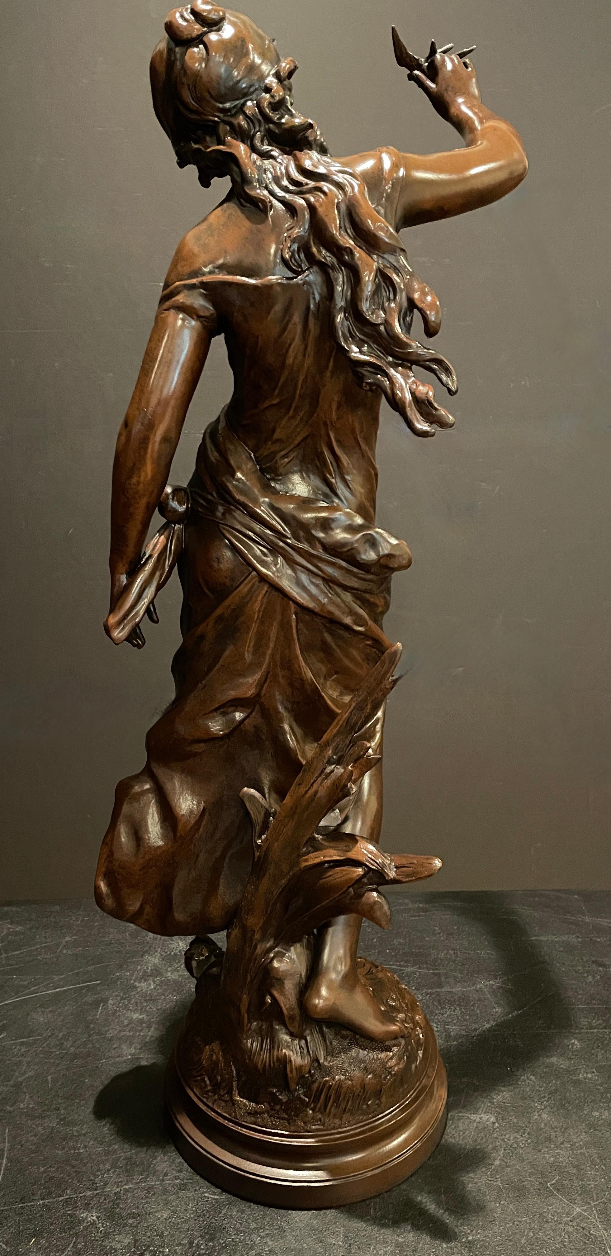 auguste moreau bronze statues