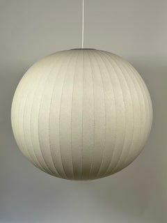 Large Original George Nelson Bubble Lamp for Howard Miller Clock Company (A)