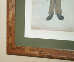 Großer Original L S Lowry His Family, signiert, Ltd Edition 444/575, Lithographiedruck