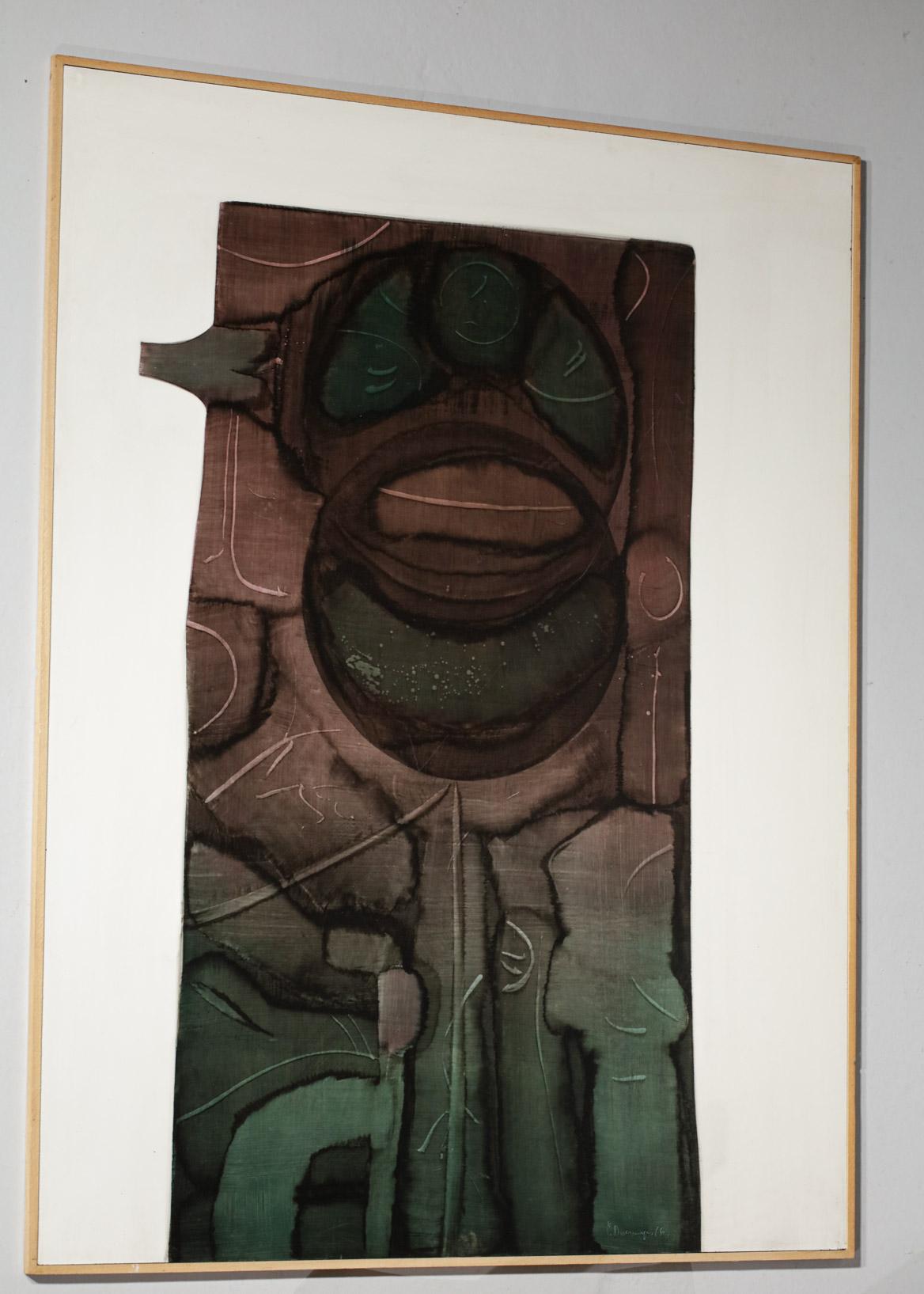 Großes Originalgemälde, Öl auf Tafel, Guy Dessauges, Schweizer Künstler, 195/17 im Angebot 1