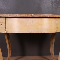 Large Original Painted Breakfast Table