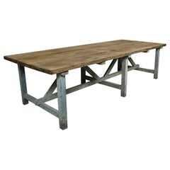 Large Original Painted Kitchen Dining Table Large Original Painted Kitchen Dining Table