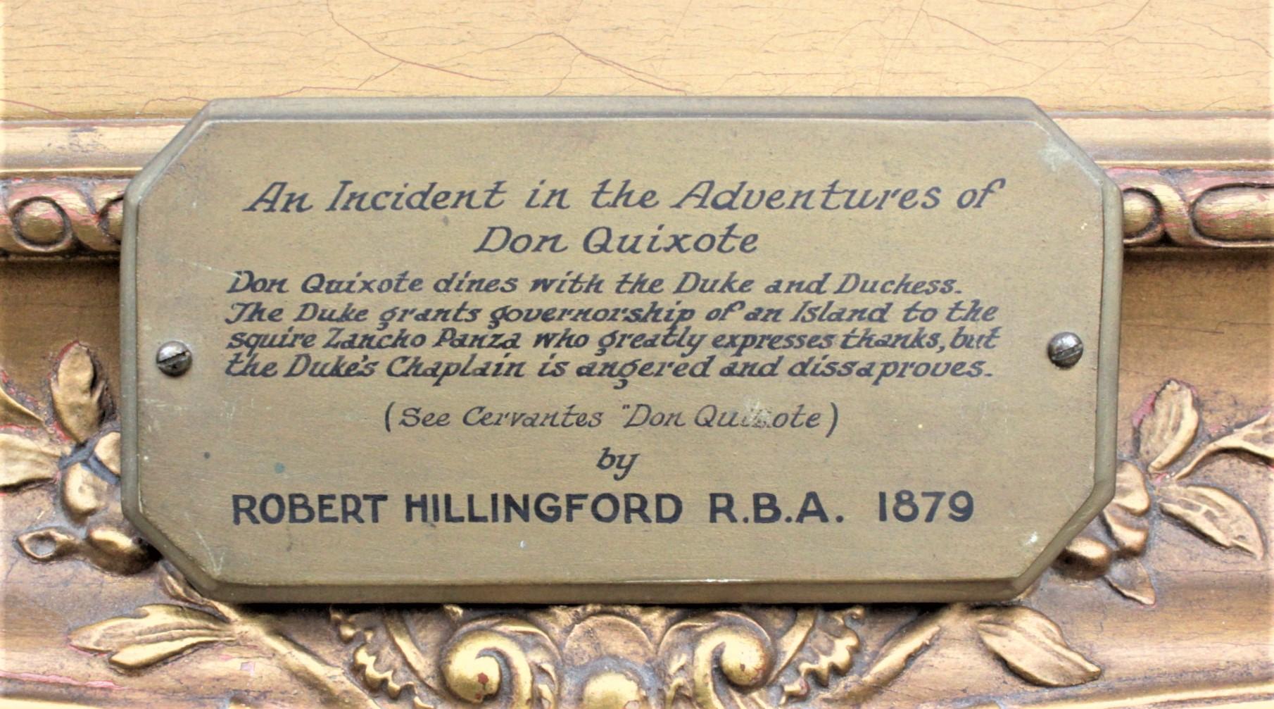 Großes Original-Ölgemälde von Robert Hillingford R.B.A. auf Leinwand in verschnörkeltem Rahmen (Sonstiges) im Angebot