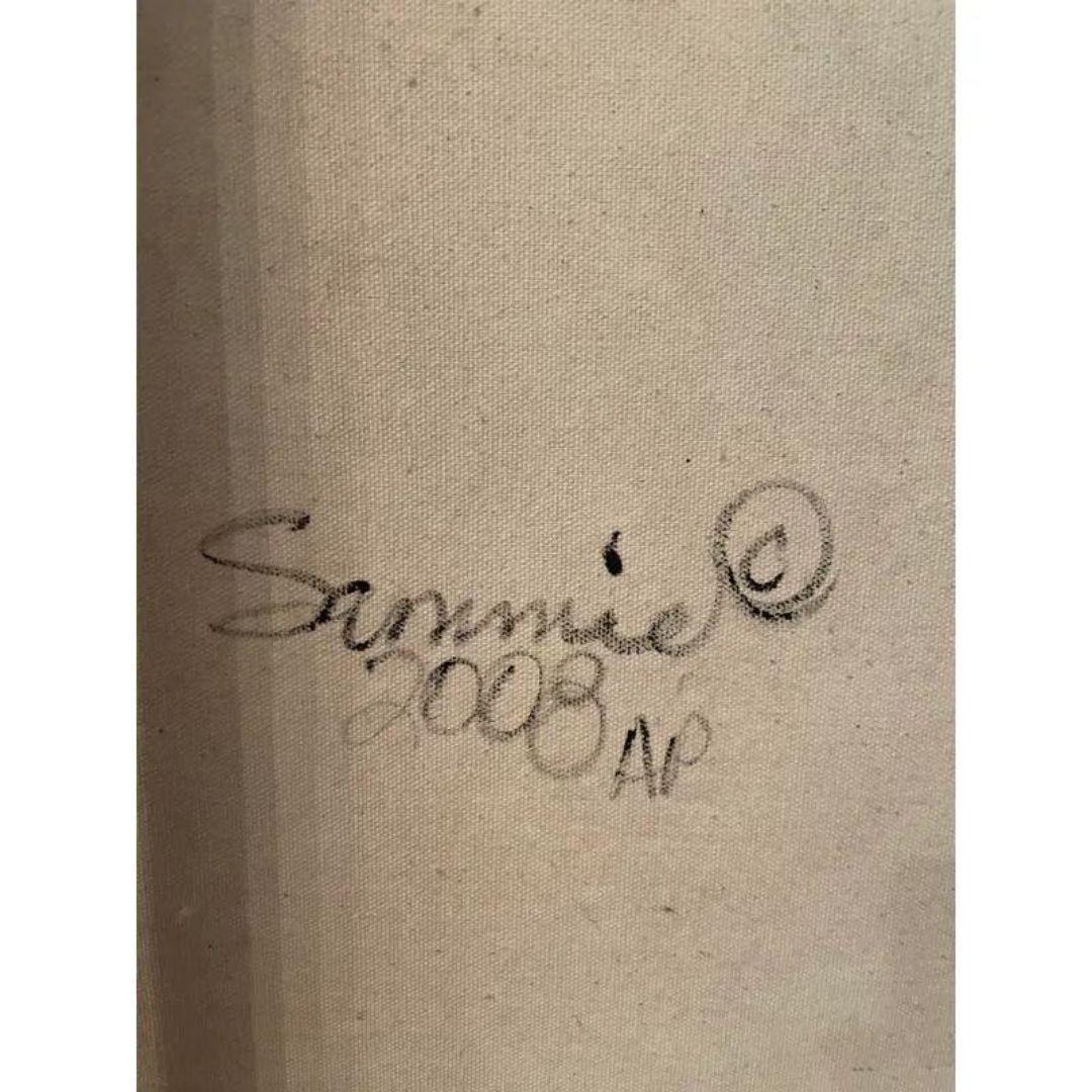 Gran cuadro al óleo original firmado de una boutique de flores en un jarrón Siglo XXI y contemporáneo en venta