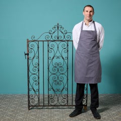 Large Original Victorian Wrought Iron Garden Gate
