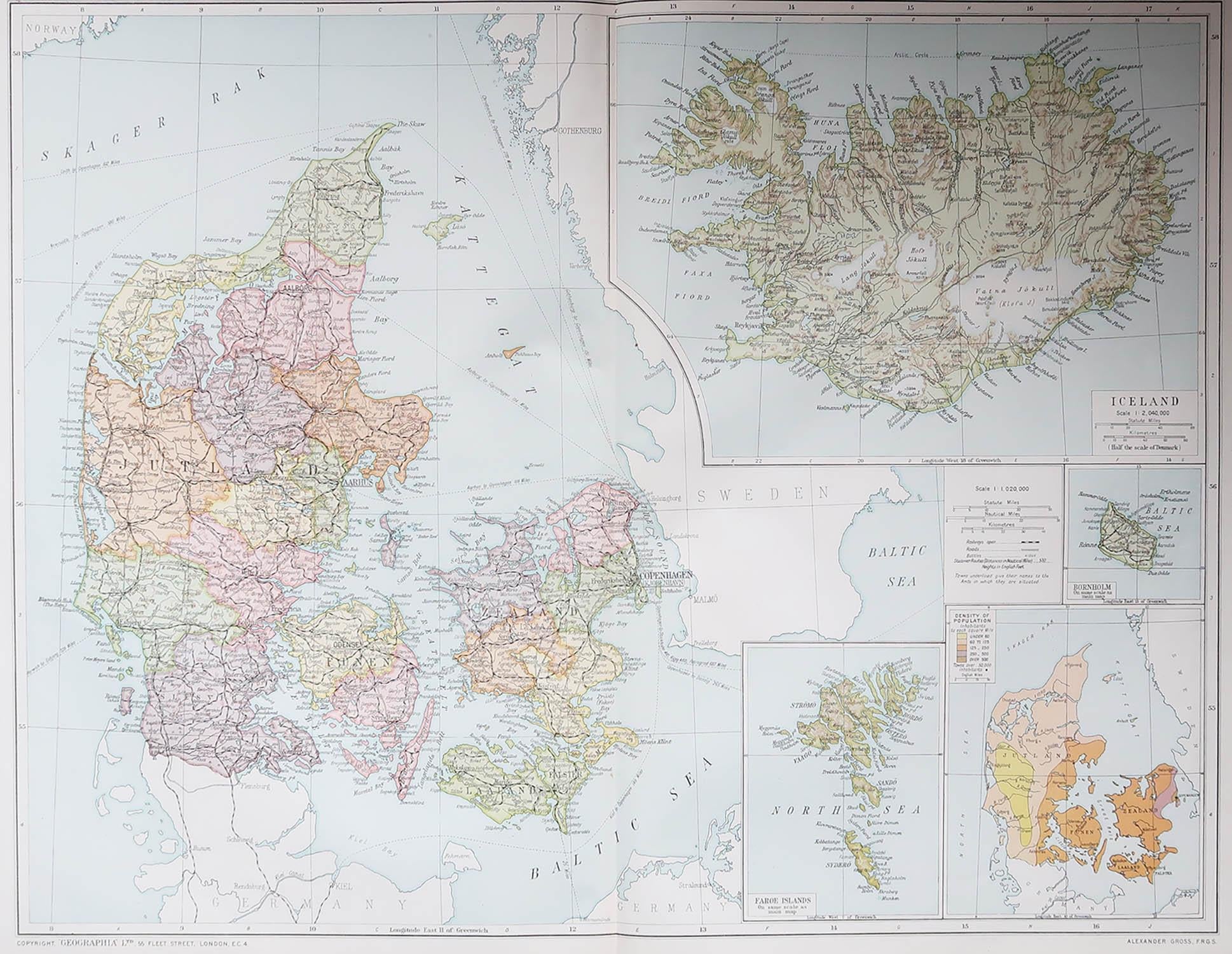 Great map of Iceland

Original color. Good condition

Published by Alexander Gross

Unframed.









