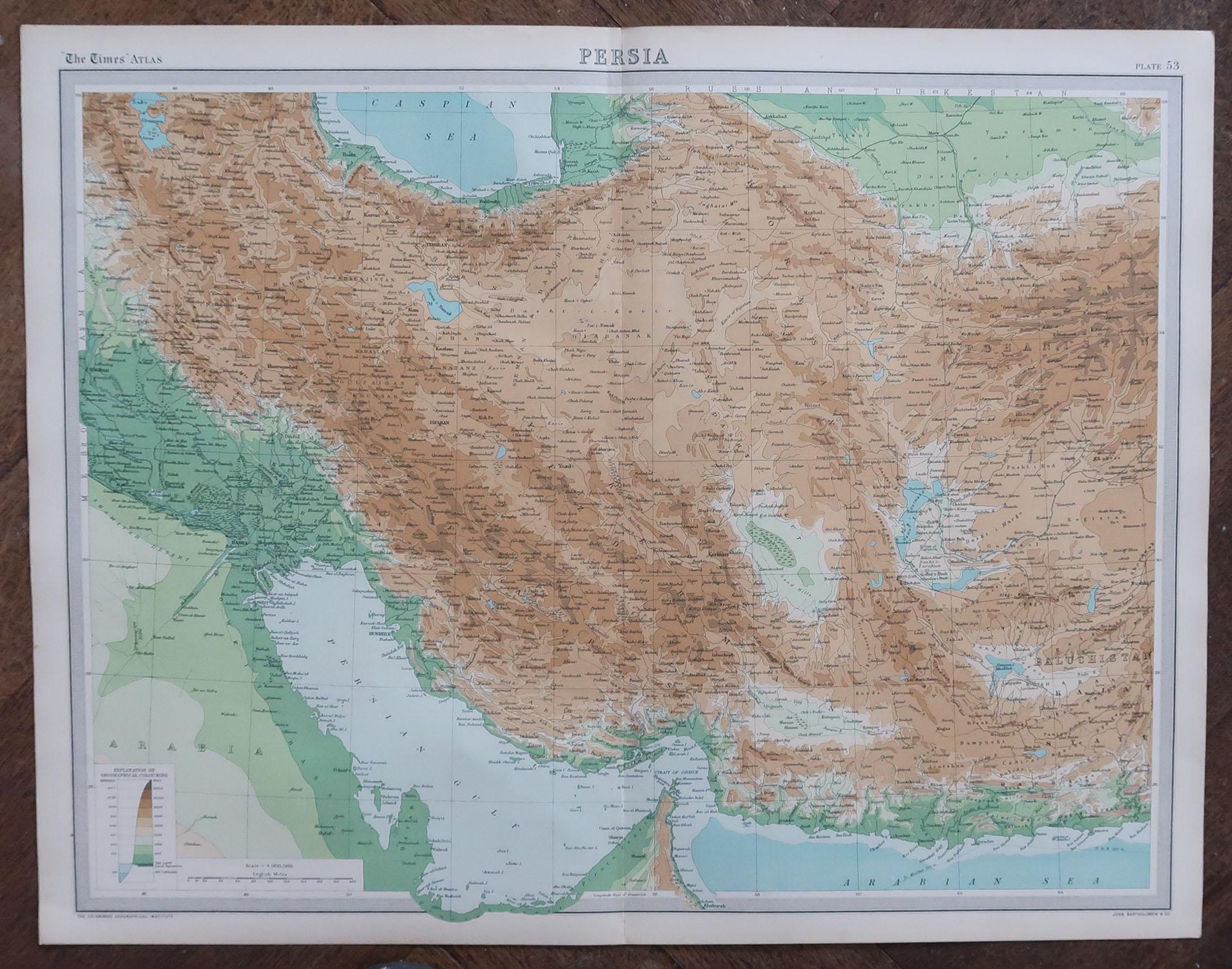 iran map 1920