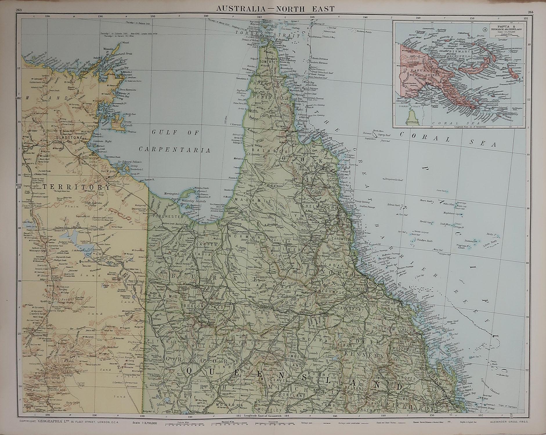 Great map of Queensland

Original color. 

Good condition 

Published by Alexander Gross

Unframed.








