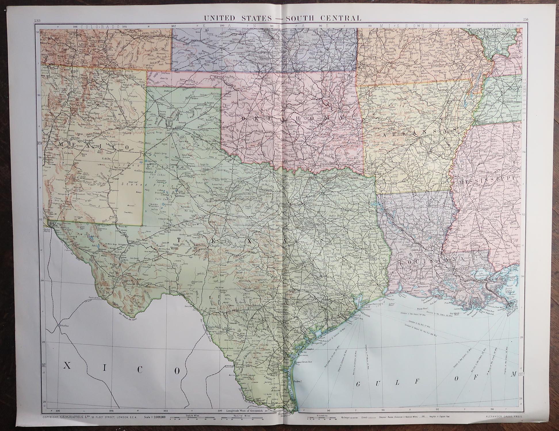large texas map
