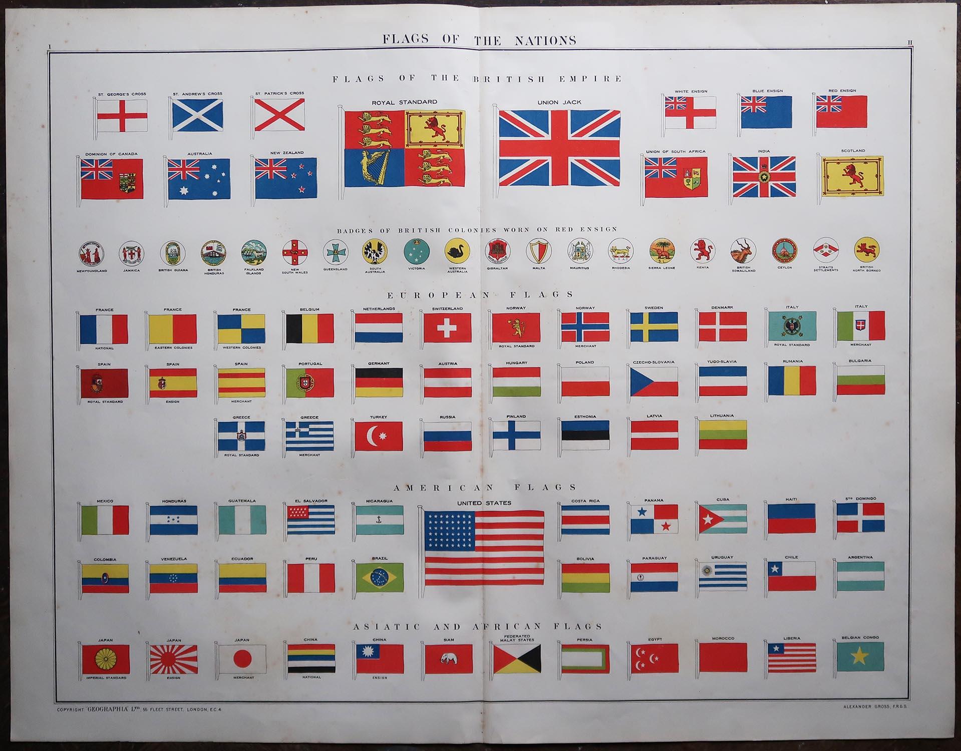 all british colony flags