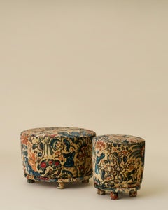 Large Orleans Ottoman, Tapiserrie XVII, West Haddon Hall Collection