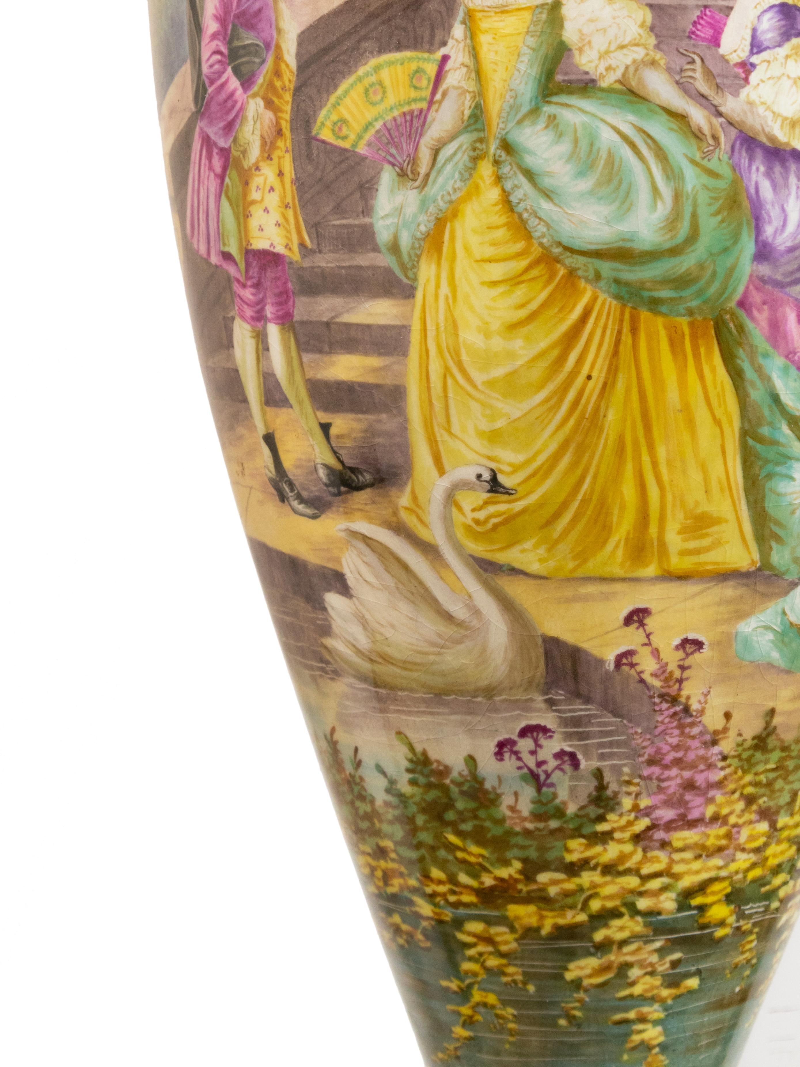 Grande vaso in porcellana con montatura in ormù di Manufature Nationale Sèvres, XIX secolo in vendita 4